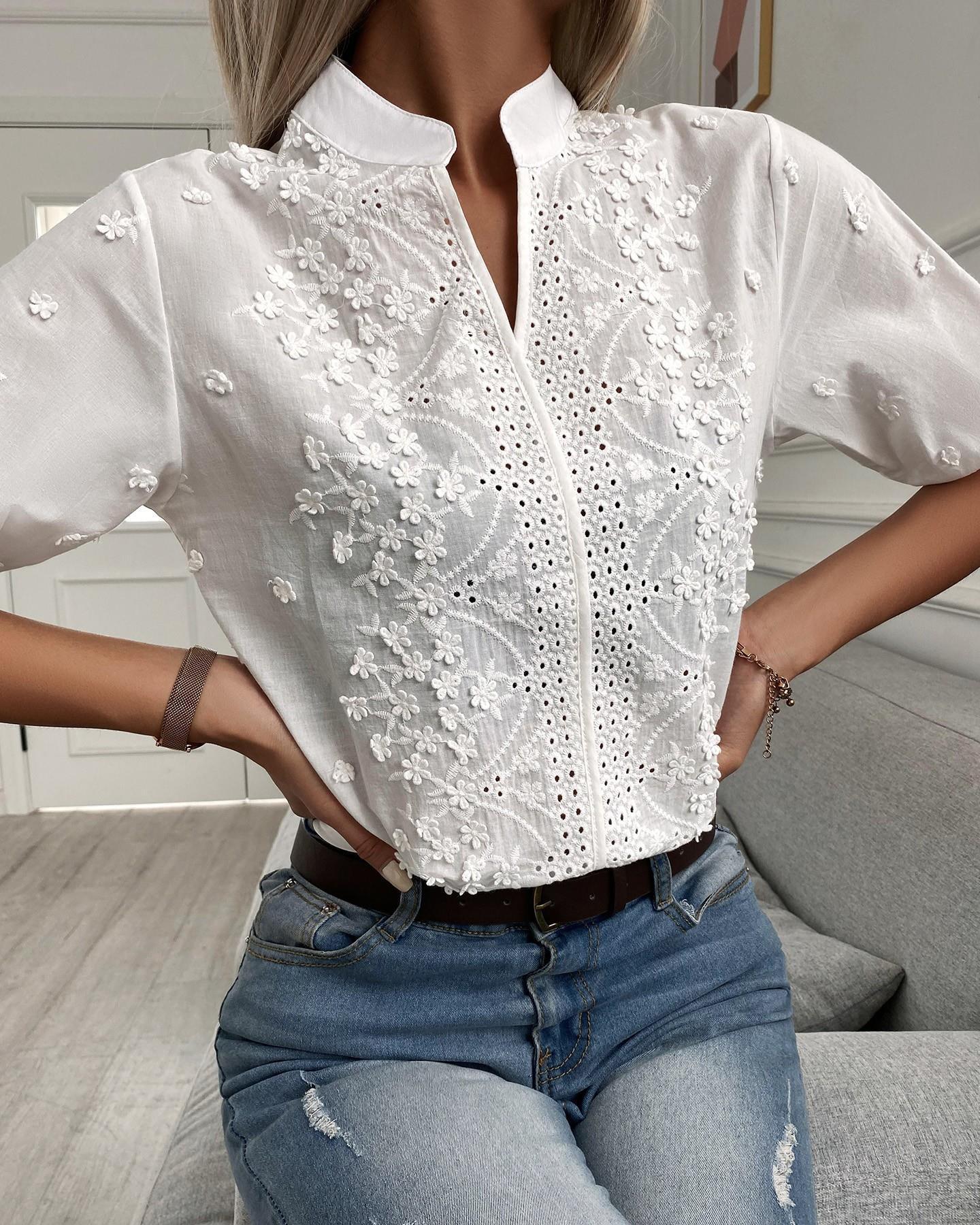 Embroidered